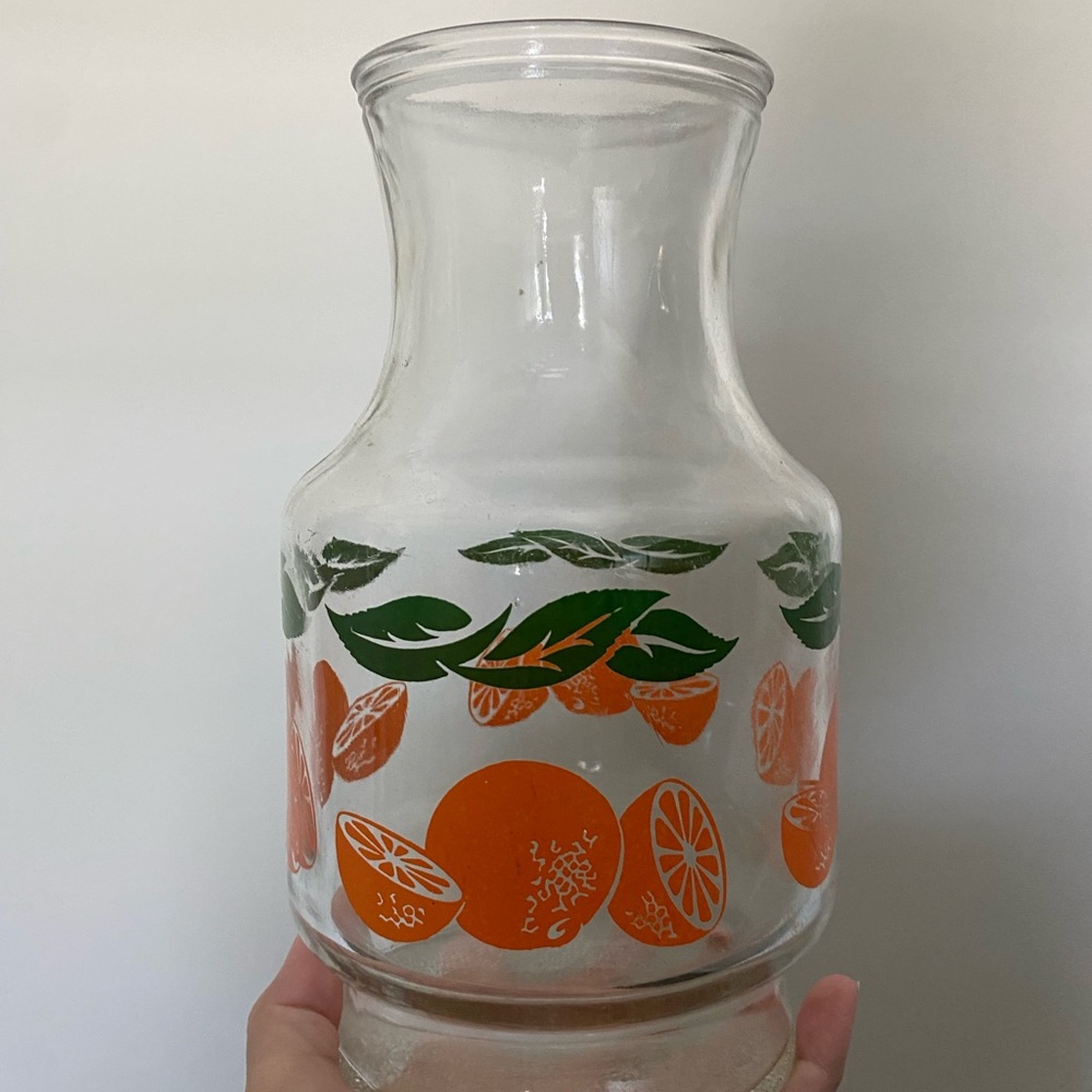 Anchor Hocking Orange Juice Pitcher